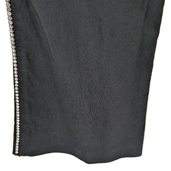 Vintage 1990s y2k Allure New York Flare Dress Pants Rhinestone Detailing Size M - Picture 7 of 9